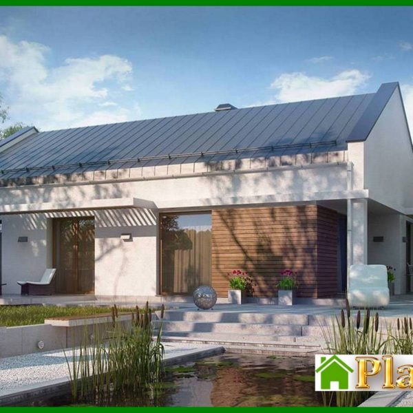 816. Project of a small modern one-story house