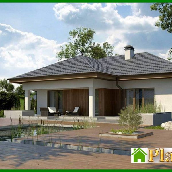 826. Project of a stylish practical one-story house