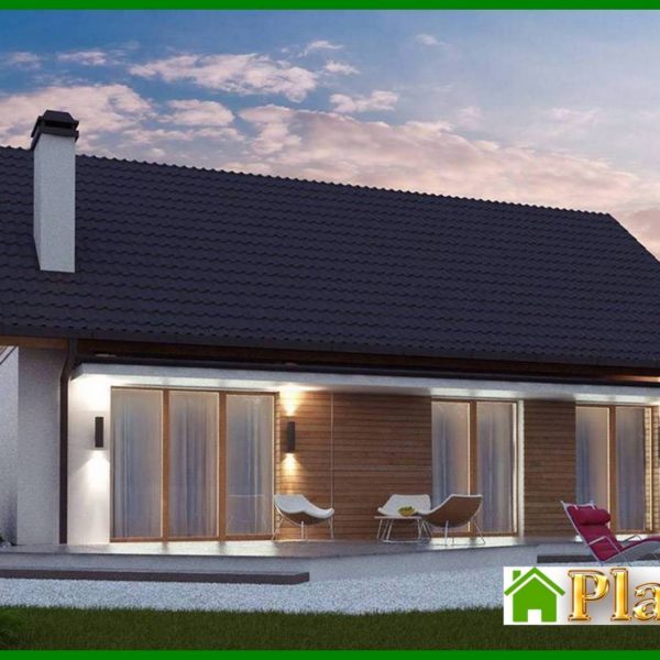 836. The project of a one-story economical and functional house