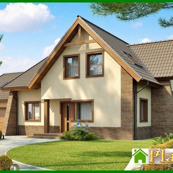 848. House project with an additional living room on the 2nd floor