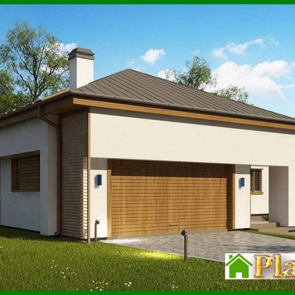 876. Project of a modern mansion with an area of ​​259 square meters. m in european style