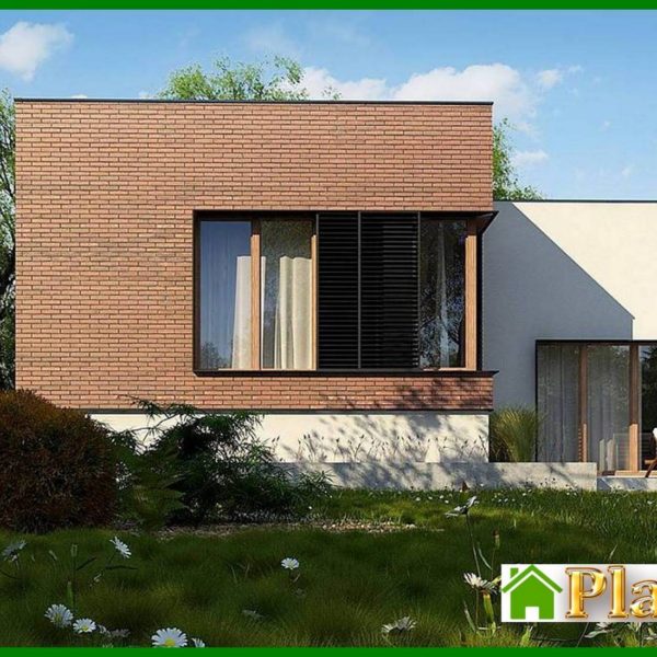 878. Project of a modern mansion with an area of ​​234 square meters. m in the style of minimalism