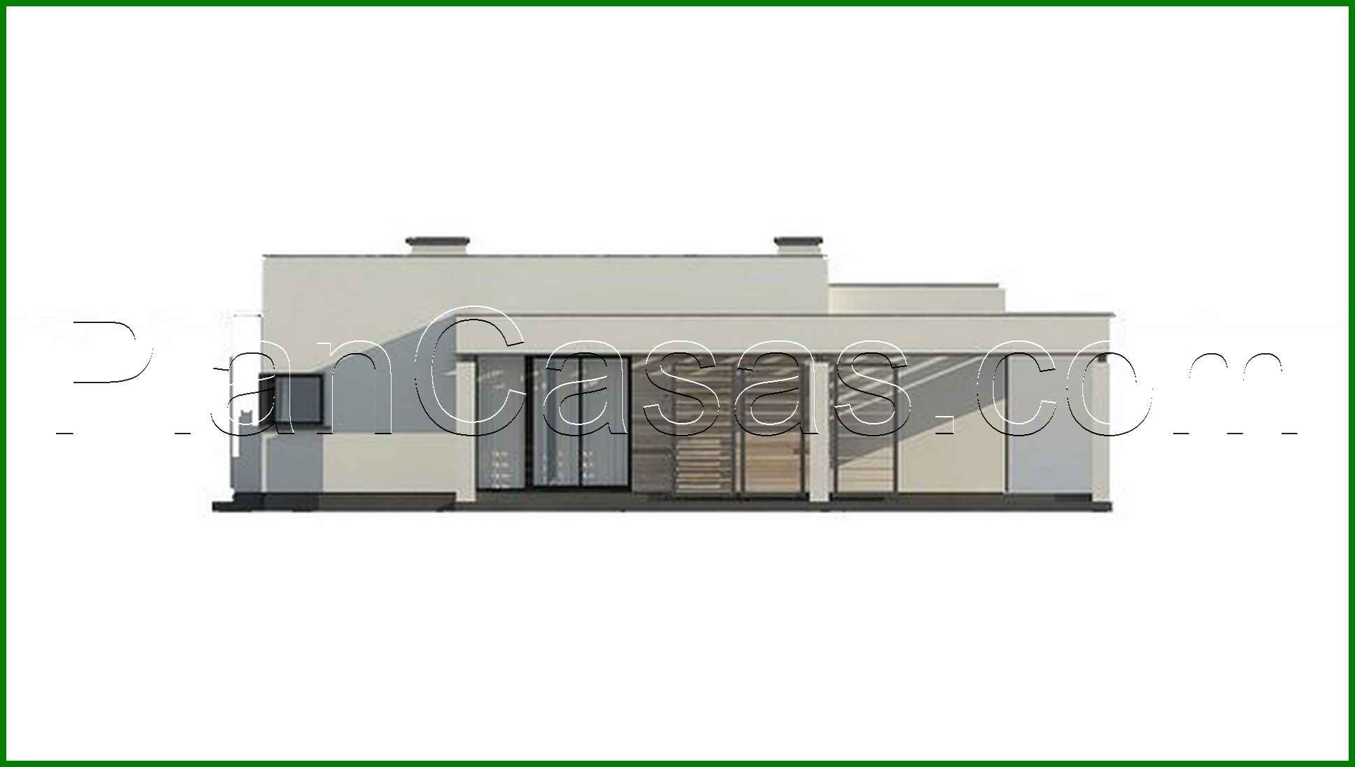 883. The project of a stylish house with an area of 102 square meters. m for a small family