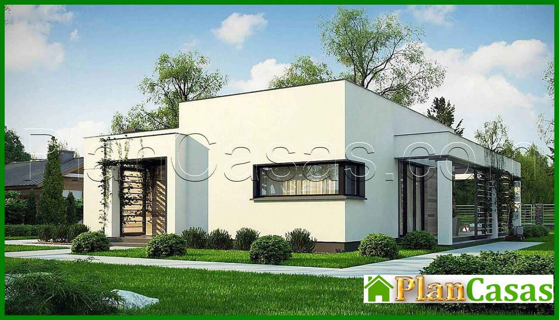 883. The project of a stylish house with an area of 102 square meters. m for a small family