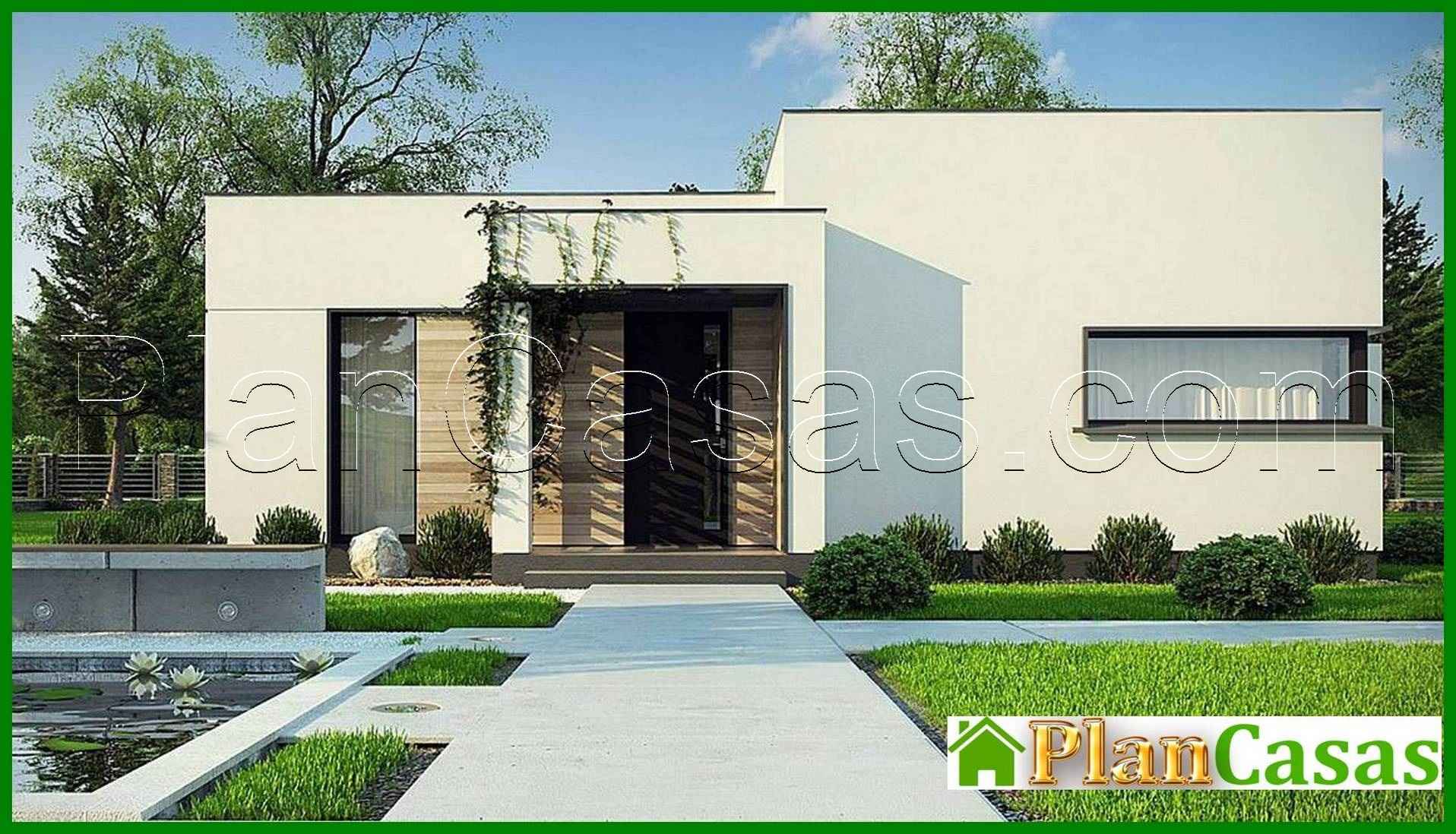 883. The project of a stylish house with an area of 102 square meters. m for a small family