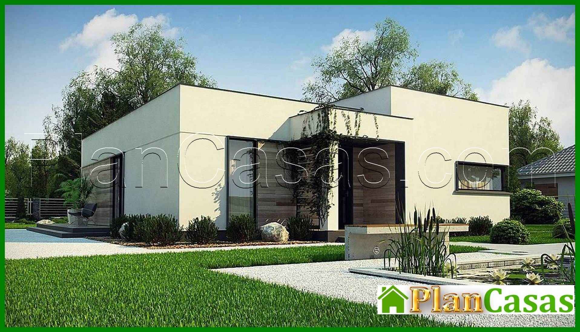 883. The project of a stylish house with an area of 102 square meters. m for a small family
