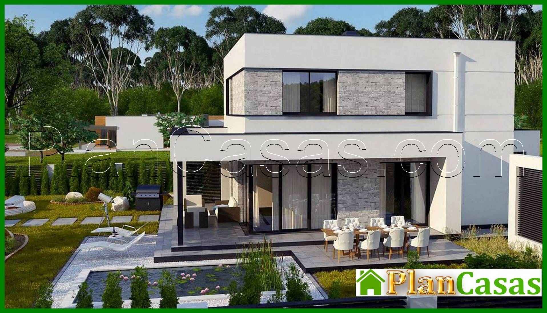 899. Project of a two-story cottage on 133 square meters. m with four bedrooms and three bathrooms