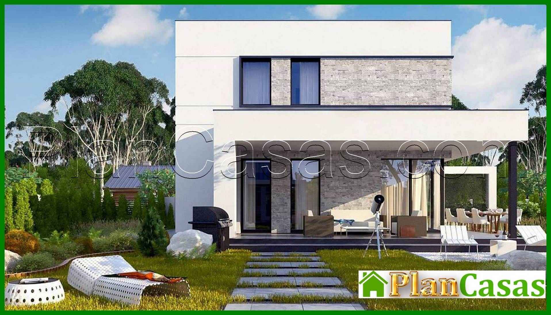 899. Project of a two-story cottage on 133 square meters. m with four bedrooms and three bathrooms