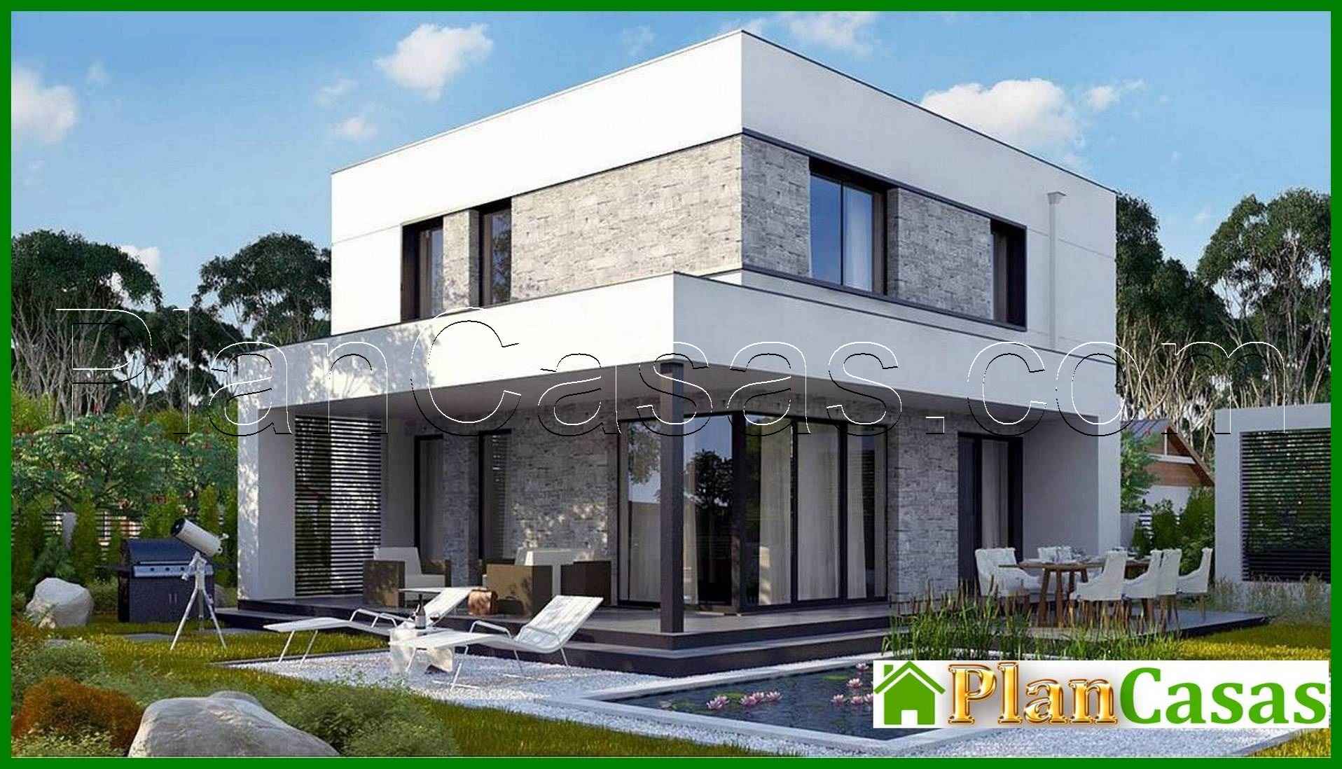 899. Project of a two-story cottage on 133 square meters. m with four bedrooms and three bathrooms