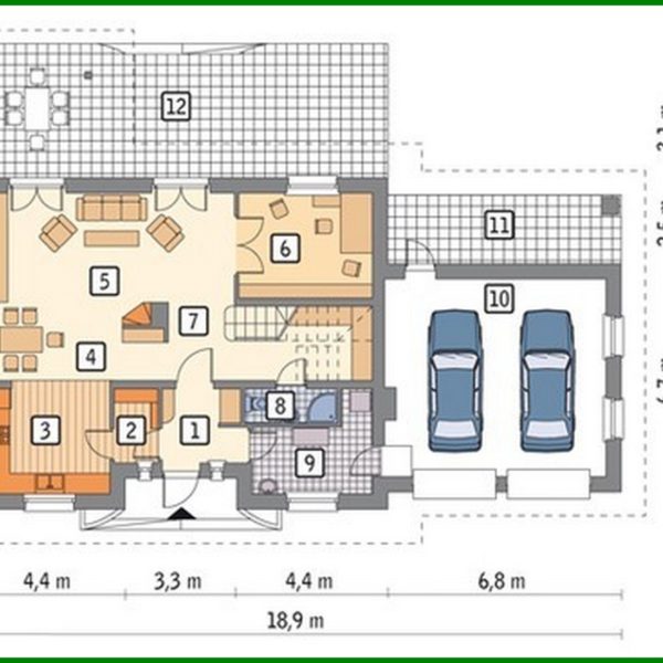 904. Beautiful house with an attic