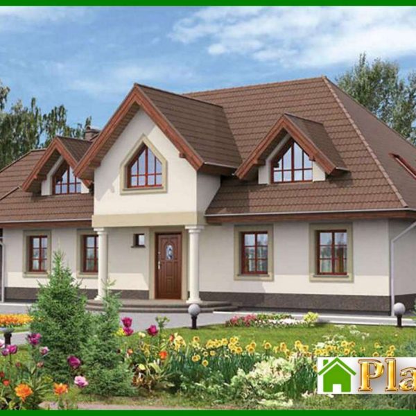 907. Beautiful house with a catchy roof