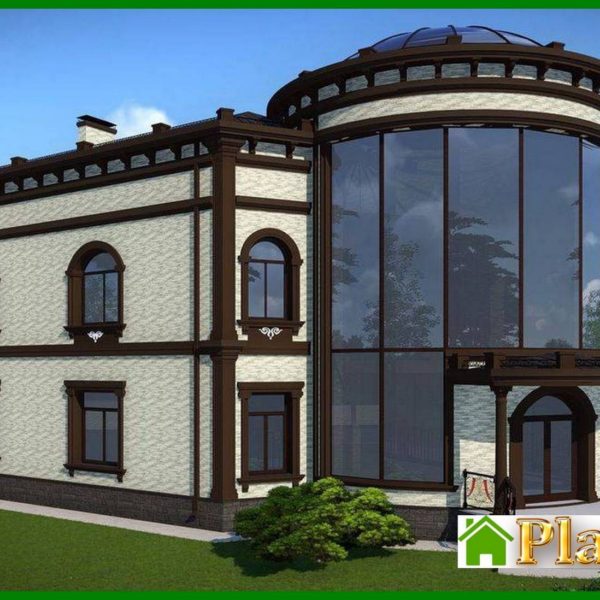 908. Luxury representative residence with a revolutionary roof