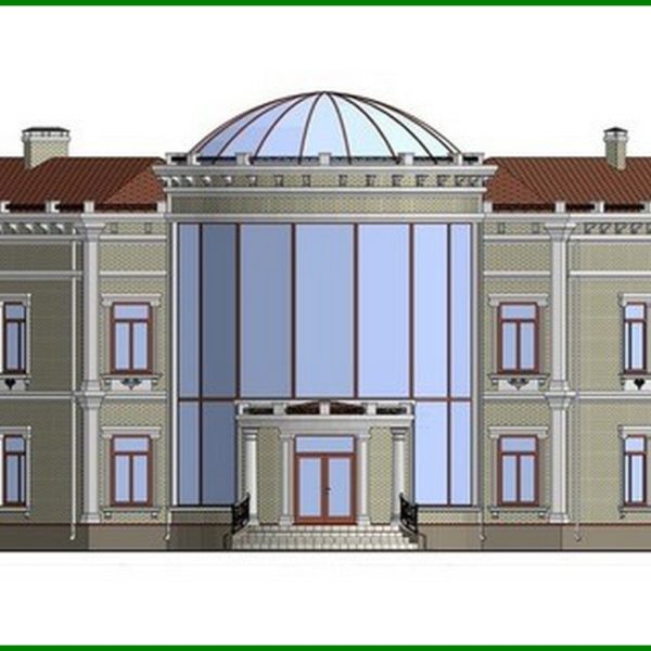 908. Luxury representative residence with a revolutionary roof