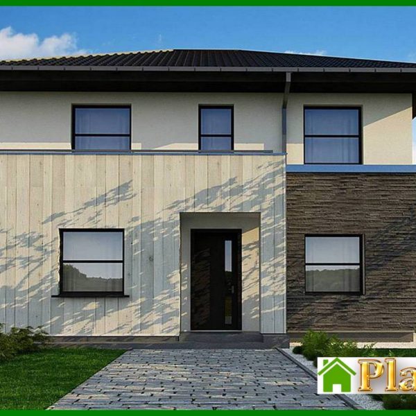 914. Small compact two-story house