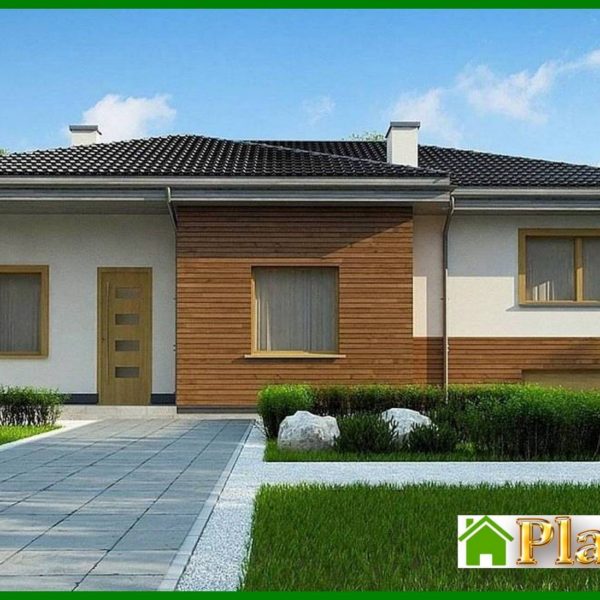 934. House project with a garage in the basement