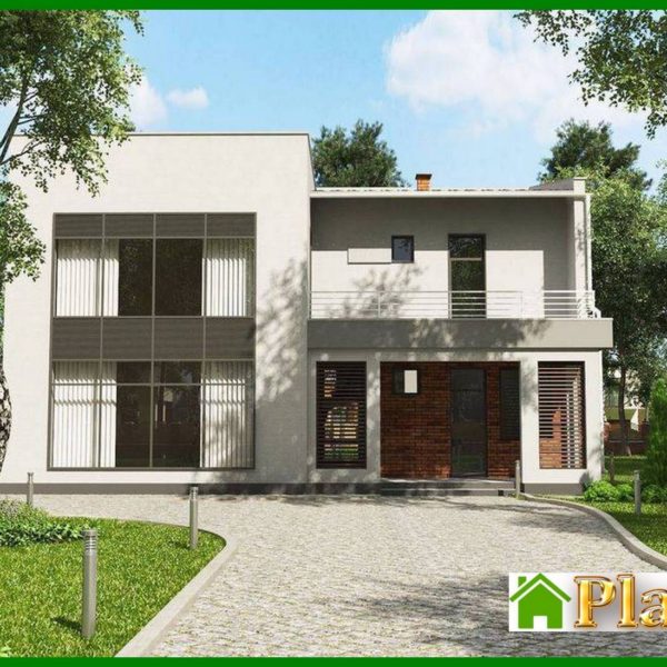 940. Plan of a modern residential building filled with light 940. Plan of a modern residential building filled with light