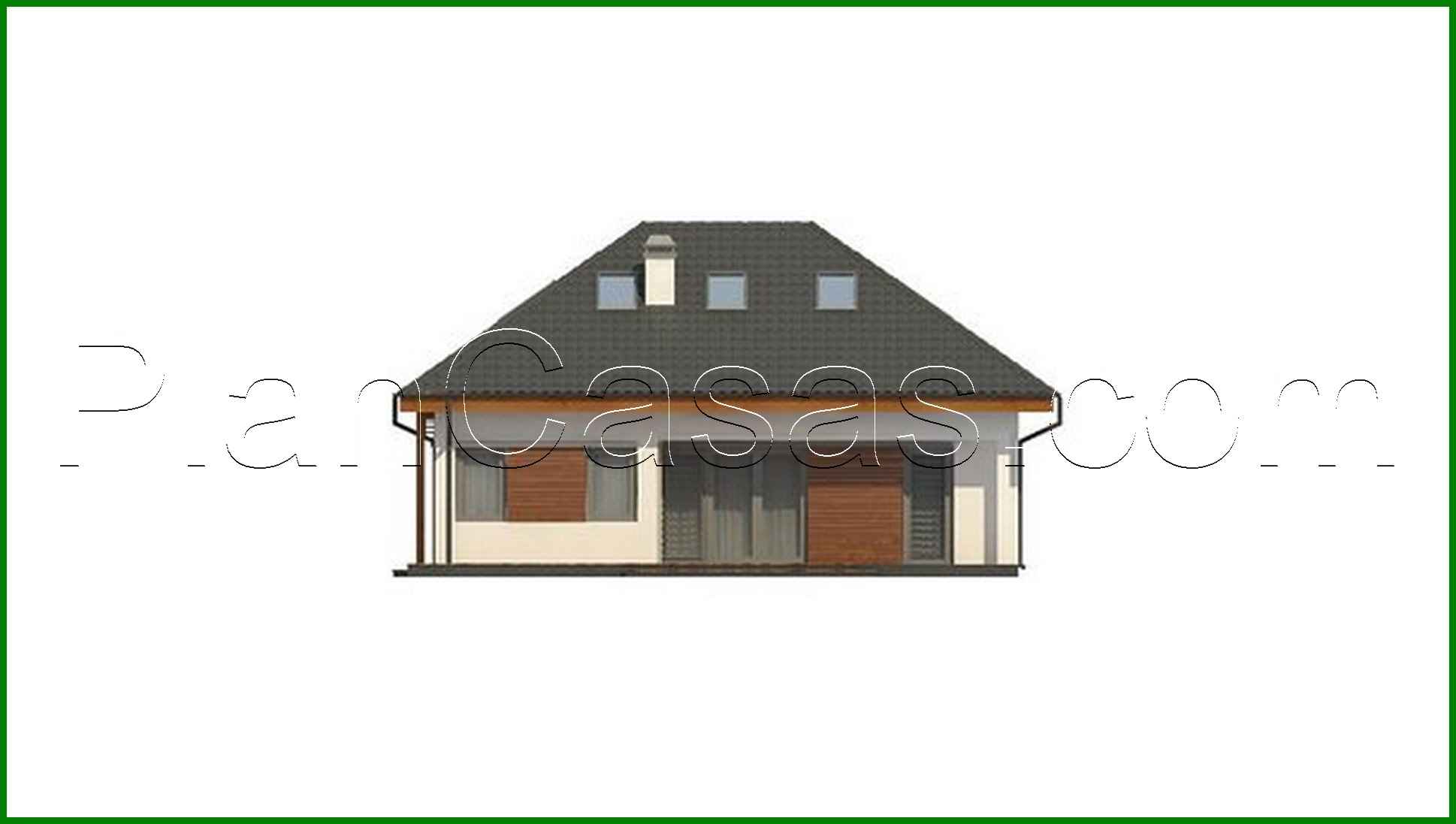 941. The classic project of a country house 10 to 12