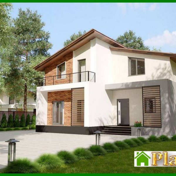 946. The project of a modern house on two floors in a classic style 946. The project of a modern house on two floors in a classic style