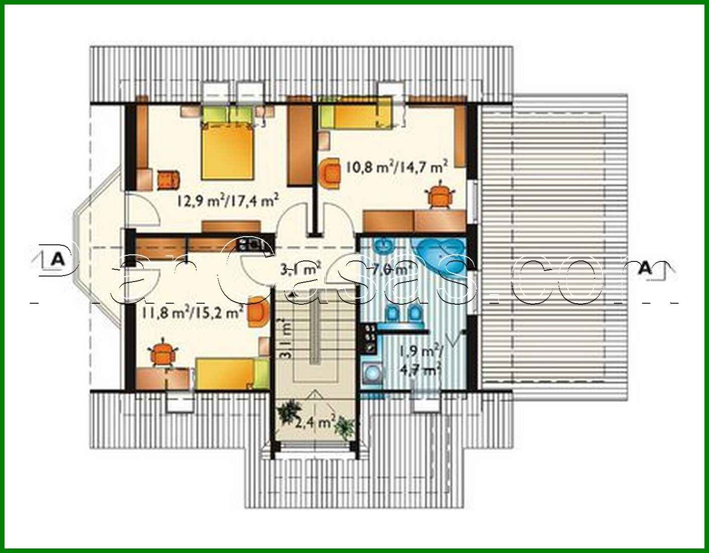 956. Beautiful house with garage and bay window