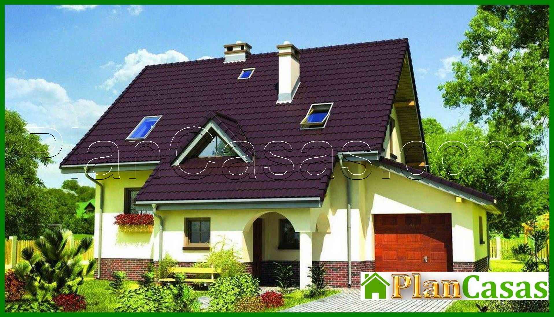 956. Beautiful house with garage and bay window