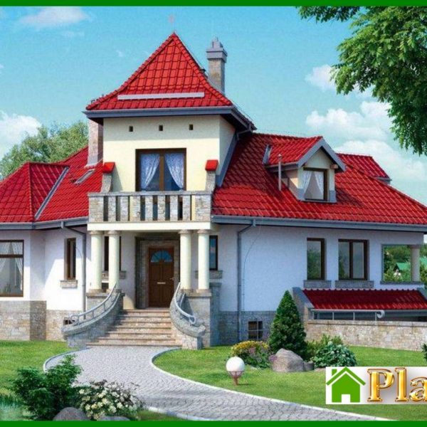 957. Plan of the mansion with an area of ​​231 square meters. m in a modern European style