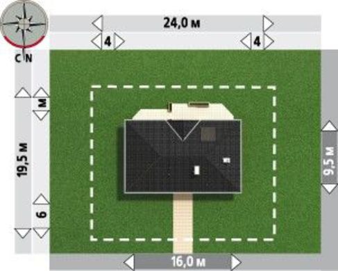 965. Beautiful project for a narrow site