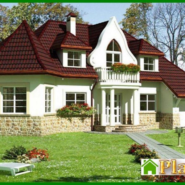 970. Unusual beautiful house with a spacious guest area