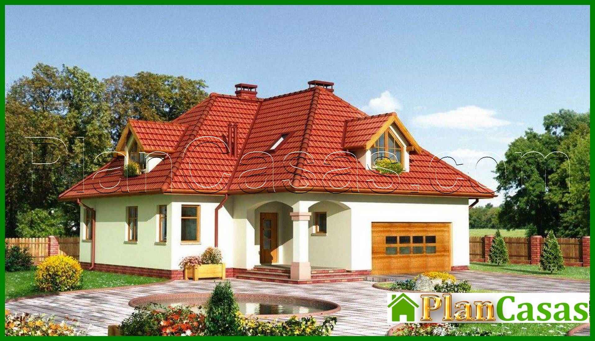 973. The project of a comfortable mansion with an interesting layout