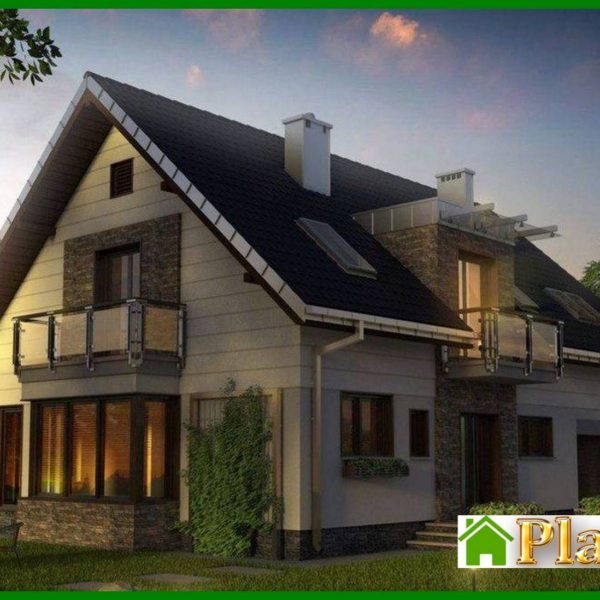 988. The project of a magnificent mansion for a happy family