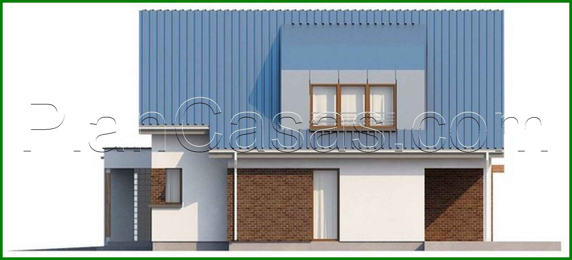 997. The project of the original cottage with an attic