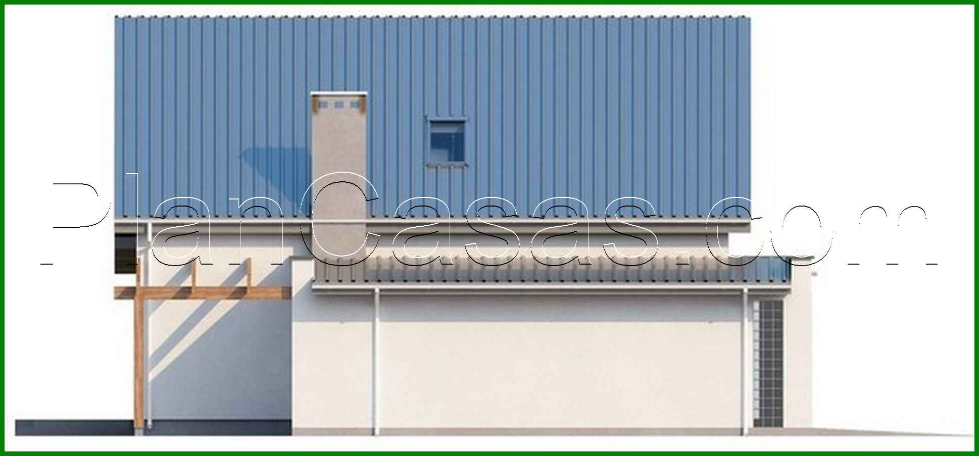 997. The project of the original cottage with an attic