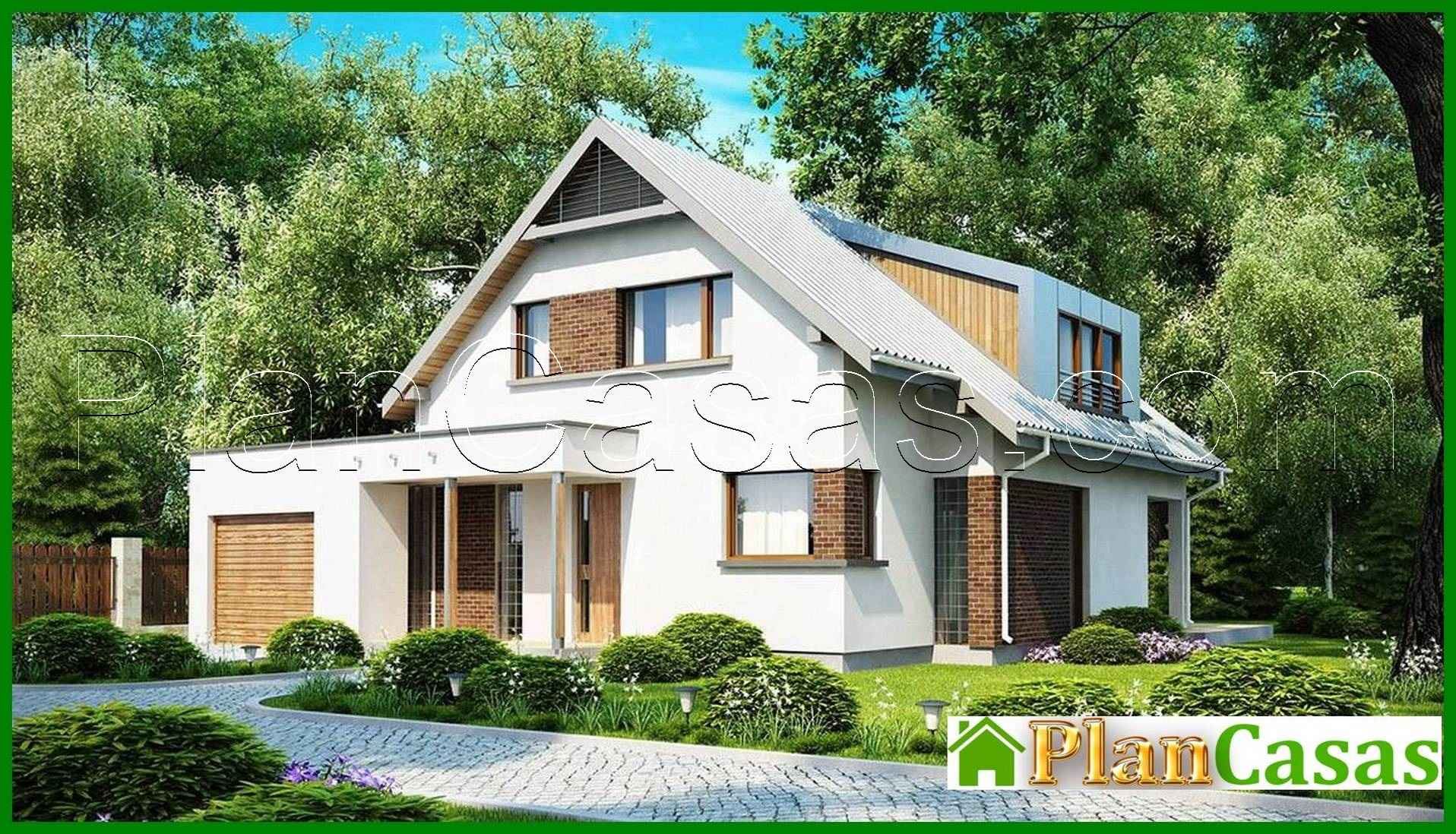 997. The project of the original cottage with an attic