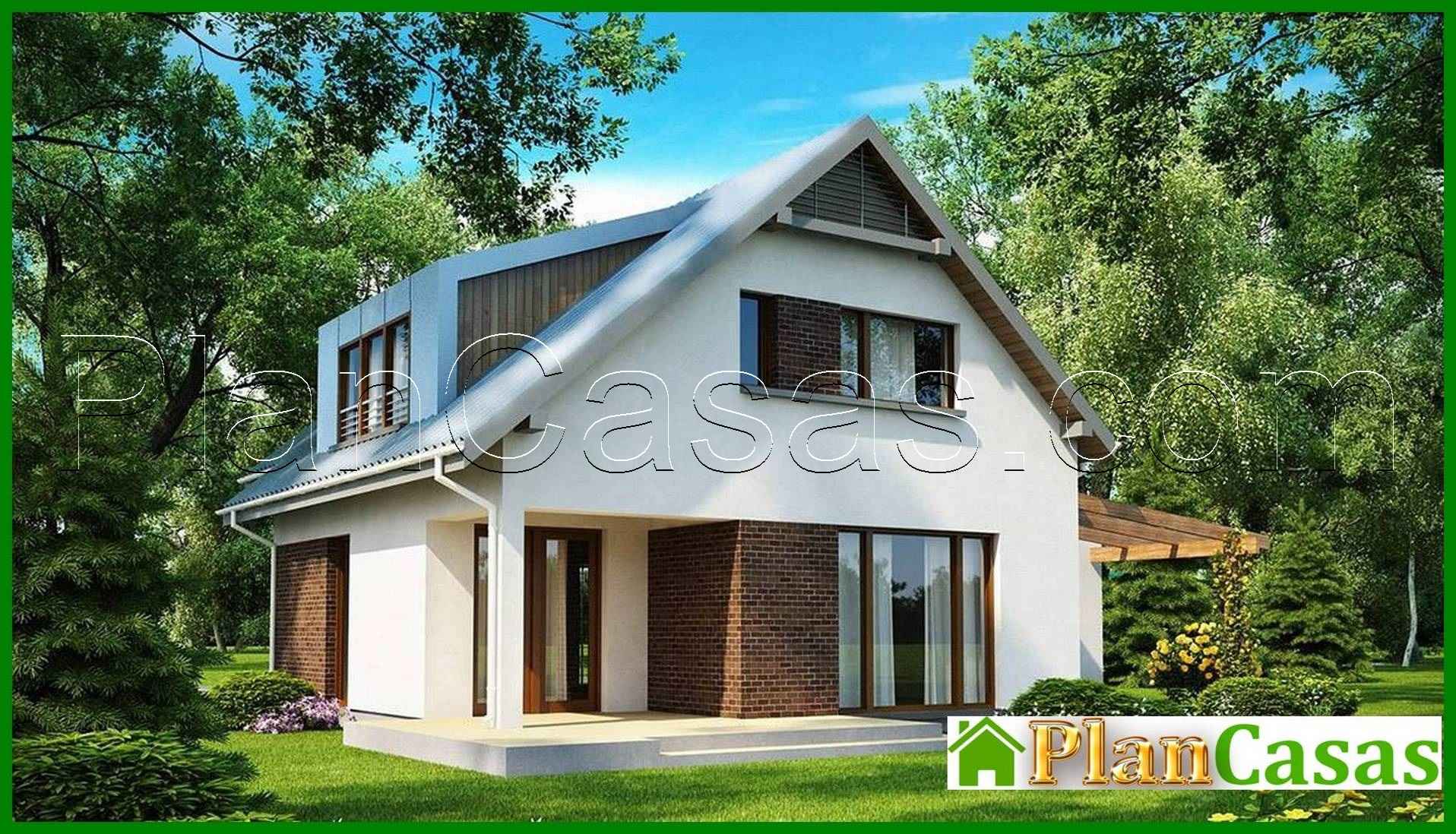 997. The project of the original cottage with an attic